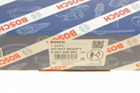 ФОРСУНКА БЕНЗИН BOSCH 0 261 500 063 (фото 1)