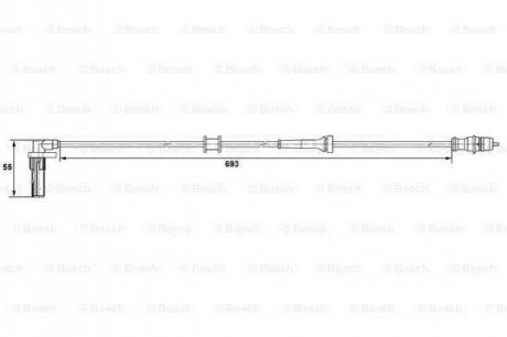 Датчик ABS BOSCH 0 265 007 531 (фото 1)