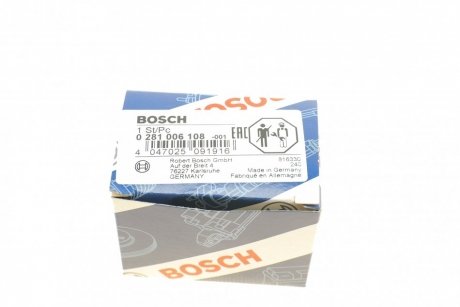 Датчик вакууму BOSCH 0 281 006 108 (фото 1)