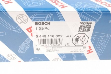 Інжектор пєзоелектричний BOSCH 0 445 116 022 (фото 1)