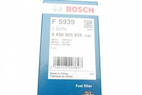 Фильтр топливный BOSCH 0 450 905 939 (фото 1)