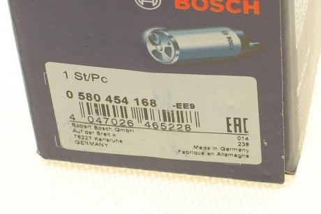 Топливный насос BOSCH 0580454168 (фото 1)