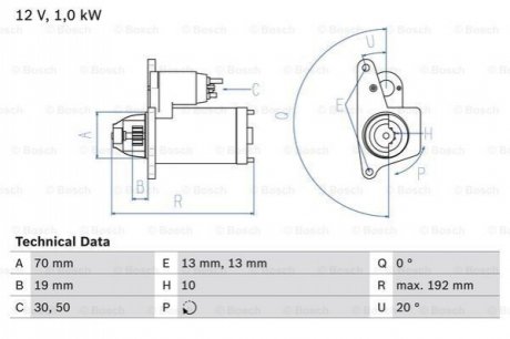 Стартер BOSCH 0 986 025 690 (фото 1)