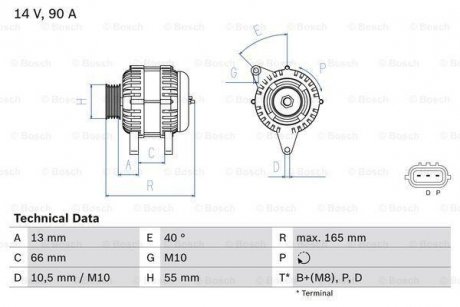 Автозапчасть BOSCH 0986082430 (фото 1)