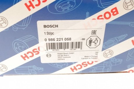 Катушка зажигания BOSCH 0 986 221 058 (фото 1)