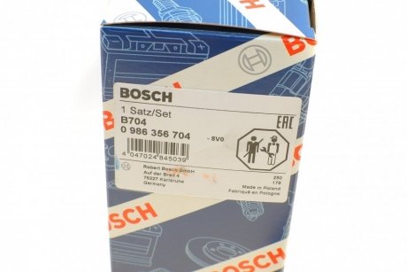 Комплект проводів запалення BOSCH 0 986 356 704 (фото 1)