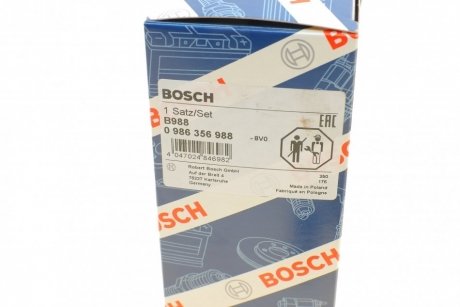 Комплект проводів запалення BOSCH 0 986 356 988 (фото 1)