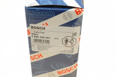 Комплект проводов зажигания BOSCH 0 986 356 991 (фото 1)