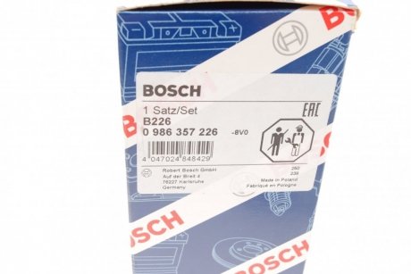 Комплект проводів запалення BOSCH 0 986 357 226 (фото 1)