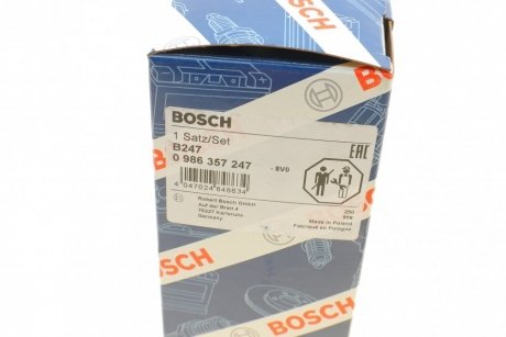 Комплект проводів запалення BOSCH 0 986 357 247 (фото 1)