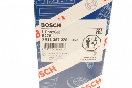 Комплект проводів запалення BOSCH 0 986 357 278 (фото 1)