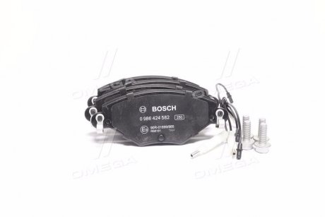 Гальмівні колодки, дискові BOSCH 0 986 424 582 (фото 1)