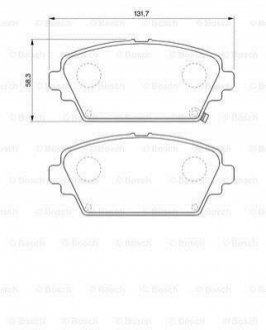 Гальмівні колодки дискові BOSCH 0986424663 (фото 1)