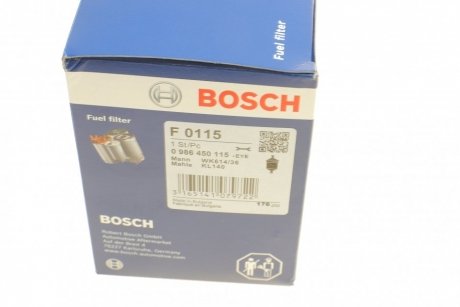 Фильтр топливный BOSCH 0 986 450 115 (фото 1)