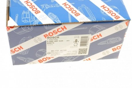 Гальмівні колодки, барабанні BOSCH 0 986 487 424 (фото 1)