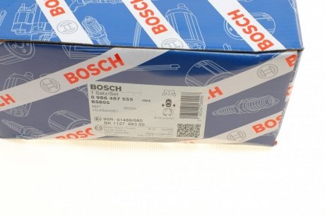 Гальмівні колодки, барабанні BOSCH 0 986 487 555 (фото 1)