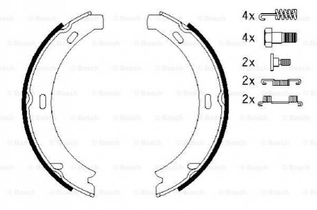 Колодки тормозные BOSCH 0 986 487 584 (фото 1)