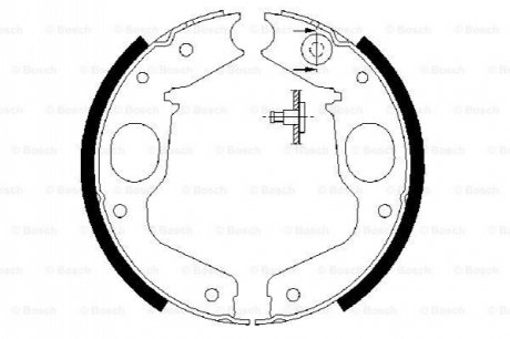 Колодки тормозные BOSCH 0 986 487 719 (фото 1)