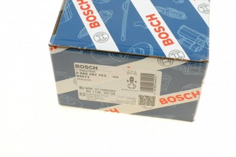 Гальмівні колодки, барабанні BOSCH 0 986 487 752 (фото 1)