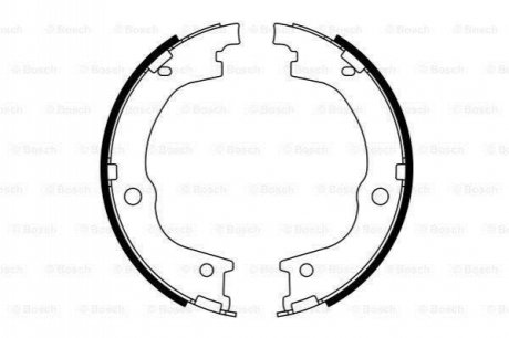 Гальмівні колодки, барабанні BOSCH 0 986 487 780 (фото 1)