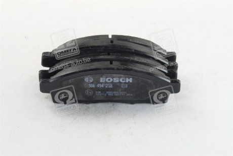 Гальмівні колодки, дискові BOSCH 0 986 494 268 (фото 1)