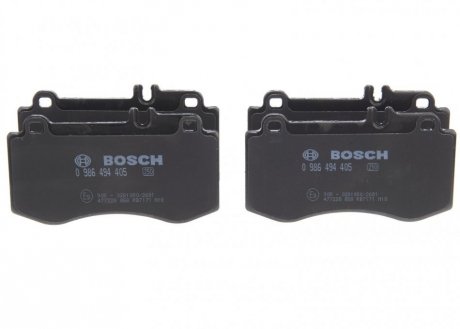 Гальмівні колодки, дискові BOSCH 0 986 494 405 (фото 1)