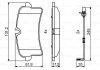 Гальмівні колодки, дискові BOSCH 0 986 494 842 (фото 7)