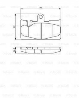 Гальмівні колодки (набір) BOSCH 0986495139 (фото 1)