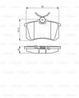 Гальмівні колодки (набір) BOSCH 0986495231 (фото 1)