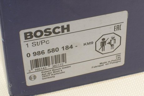 Електробензонасос MERCEDES W203 (вир-во) BOSCH 0 986 580 184 (фото 1)