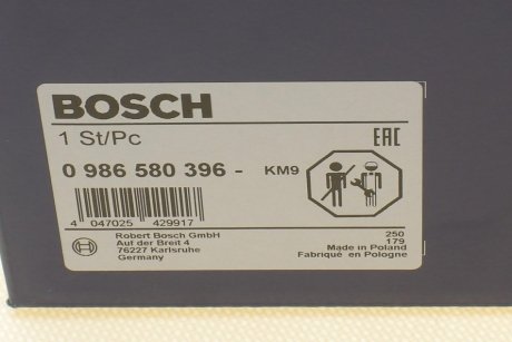 Электрический БЕНЗОНАСОС BOSCH 0 986 580 396 (фото 1)