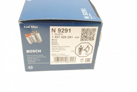 Фильтр топливный BOSCH 1 457 429 291 (фото 1)