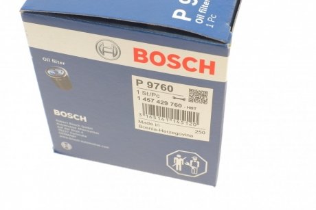 Фільтр масляний BOSCH 1 457 429 760 (фото 1)