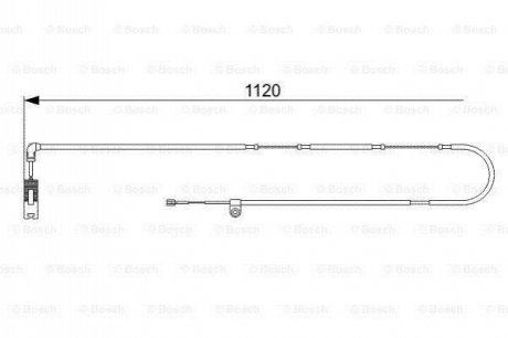 Датчик зносу,гальм.колодки BOSCH 1 987 473 010 (фото 1)