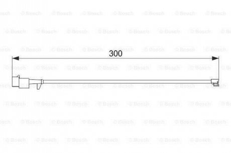 Датчик зносу гальмівних колодок BOSCH 1 987 474 576 (фото 1)