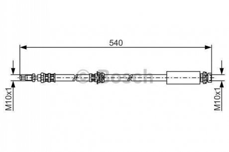 Шланг гальмівний BOSCH 1 987 476 057 (фото 1)