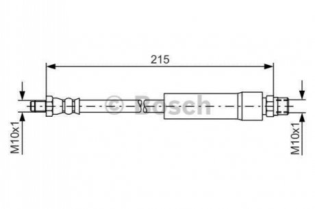 Шланг тормозной BOSCH 1987476142 (фото 1)