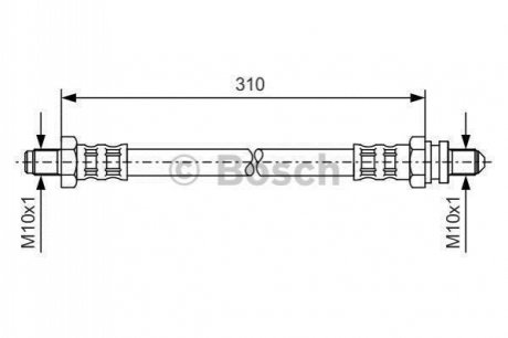 Гальмівний шланг BOSCH 1 987 476 407 (фото 1)