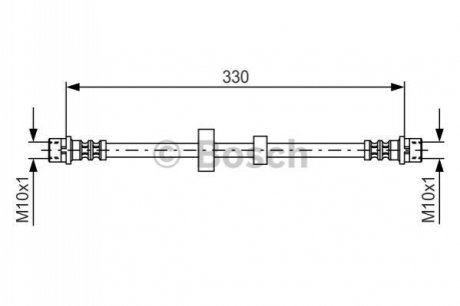 Тормозной шланг BOSCH 1987476411 (фото 1)
