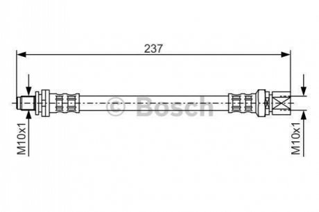 Гальмівний шланг BOSCH 1987476564 (фото 1)