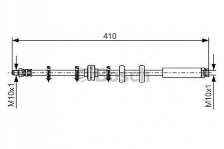 Шланг гальмівний BOSCH 1987476639 (фото 1)