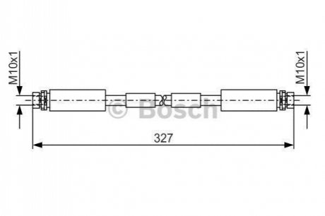 Гальмівний шланг BOSCH 1 987 476 856 (фото 1)