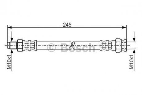 Шланг гальмівний BOSCH 1987476876 (фото 1)