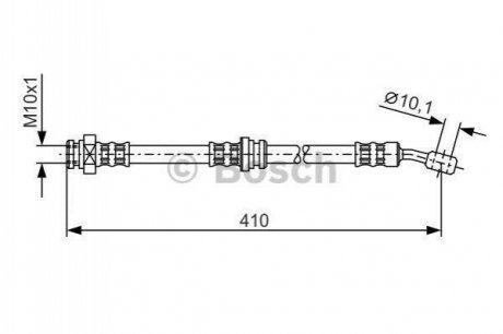 Шланг гальмівний BOSCH 1987476961 (фото 1)