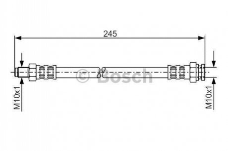 Шланг гальмівний BOSCH 1987481013 (фото 1)