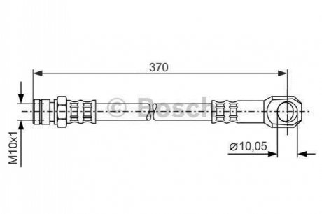 Шланг гальмівний BOSCH 1987481094 (фото 1)