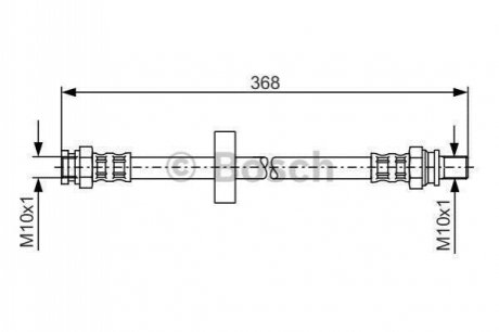 Шланг гальмівний BOSCH 1987481180 (фото 1)