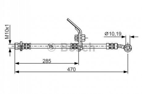 Шланг гальмівний BOSCH 1987481328 (фото 1)