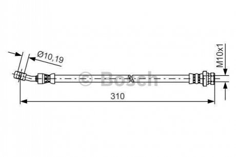 Гальмівний шланг BOSCH 1 987 481 417 (фото 1)