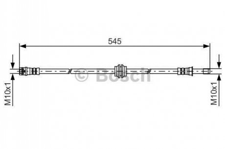 Шланг гальмівний BOSCH 1987481454 (фото 1)